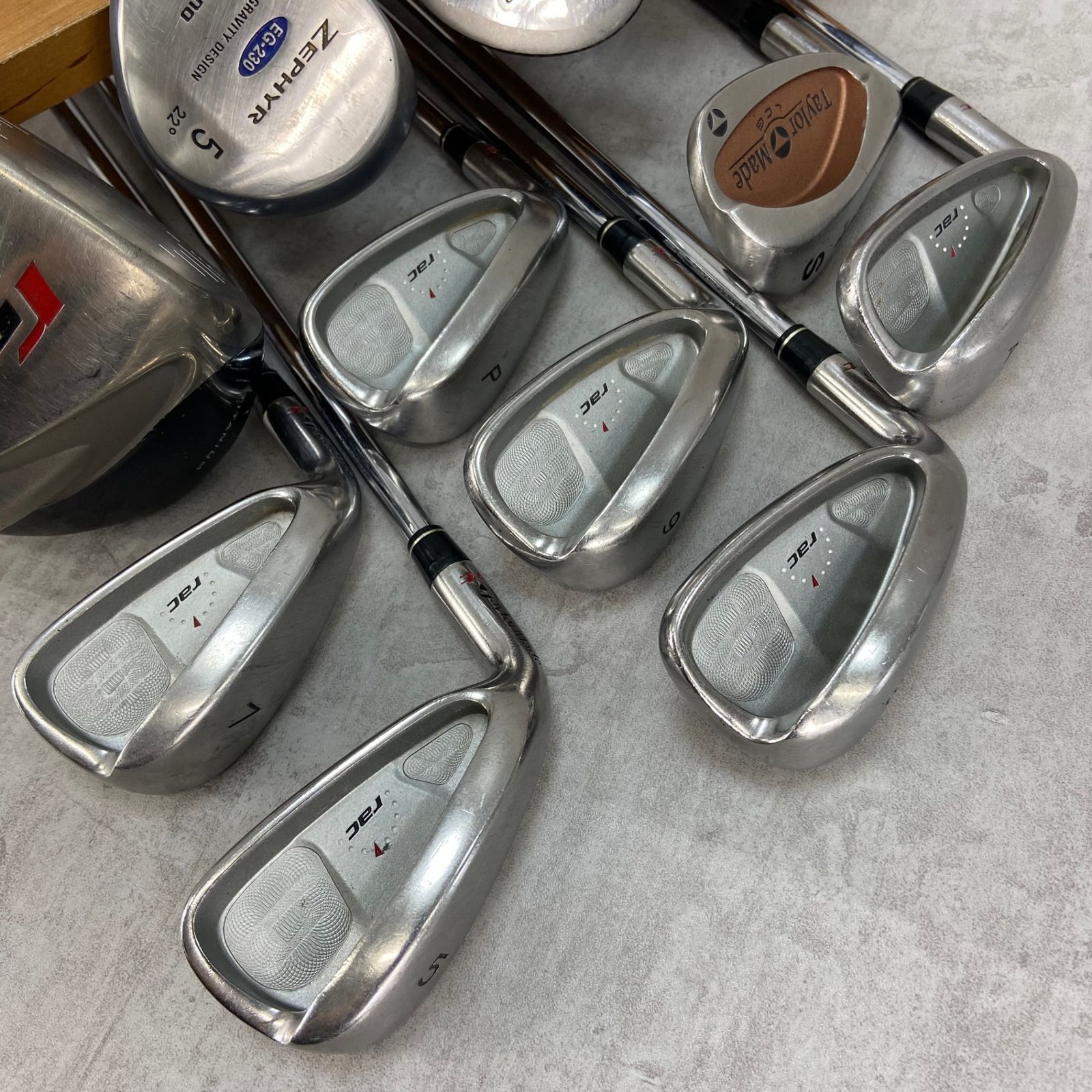 TaylorMade - 【希少なレフティ】テーラーメイド　アディダス　メンズゴルフクラブセット　左利き レフティー テーラーメイド アディダス メンズゴルフ11本セット