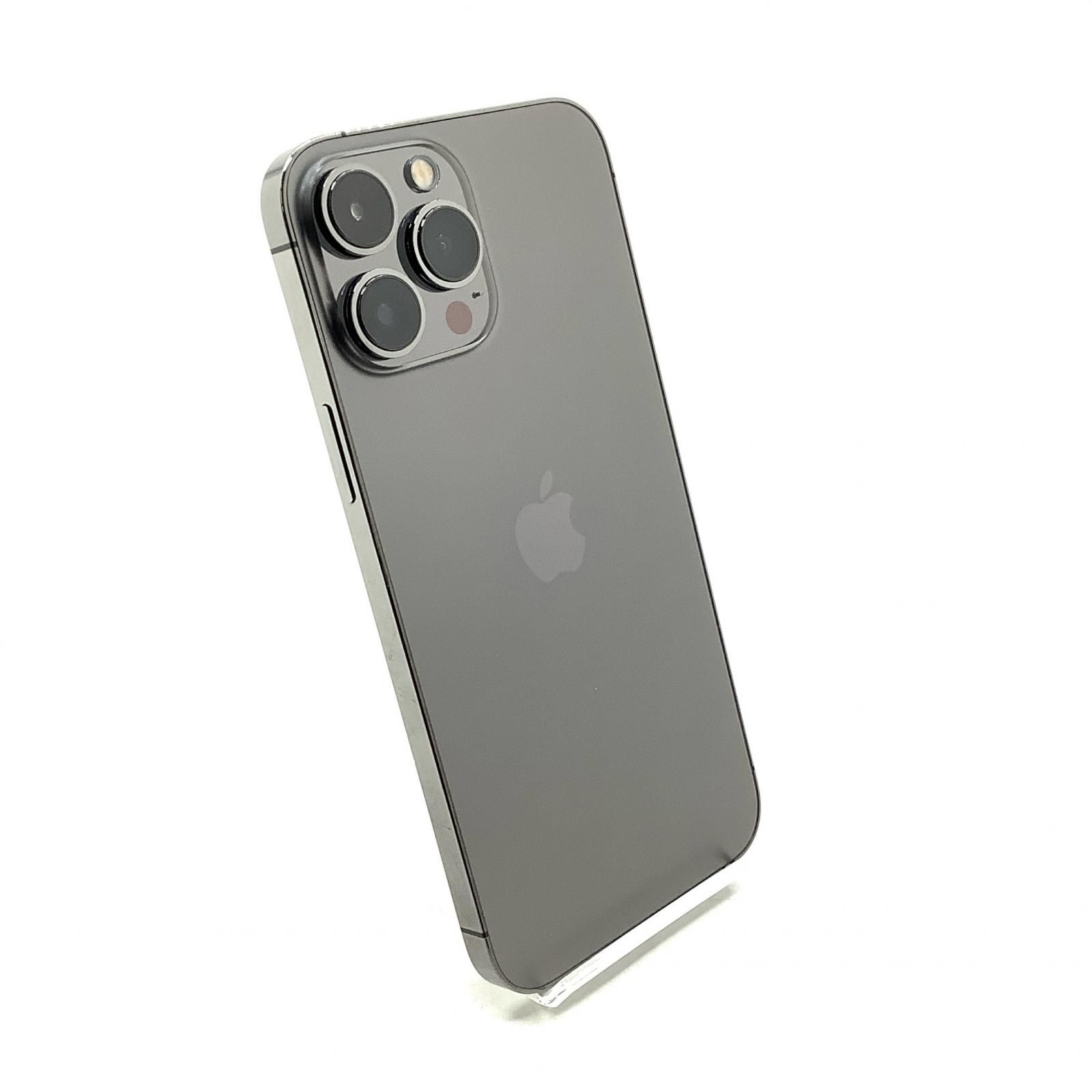 【全額返金保証】【最速発送】Apple iPhone 13 Pro Max 128GB グラファイト Softbank 美品 動作確認済 88% 白ロム