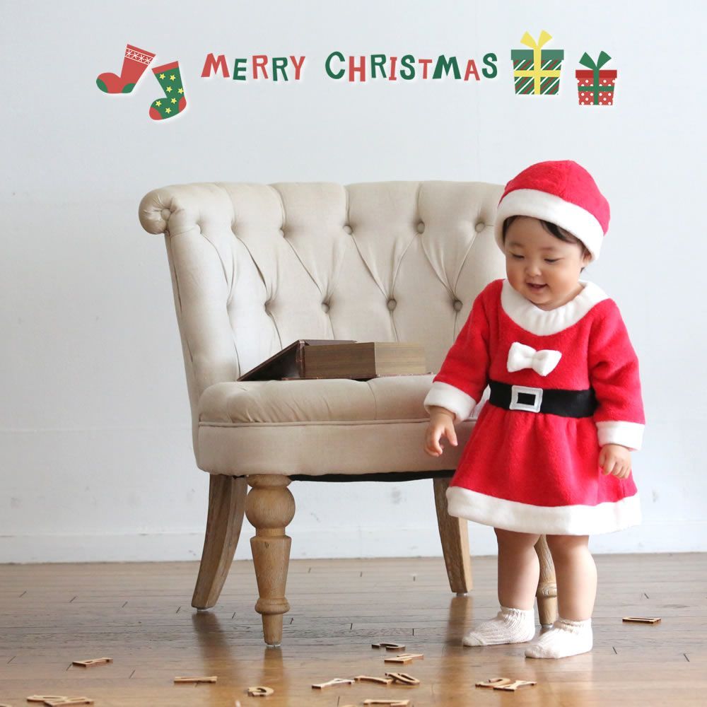クリスマス服ベビー qiaoyiqiao ベビー チューム ボーンフォト
