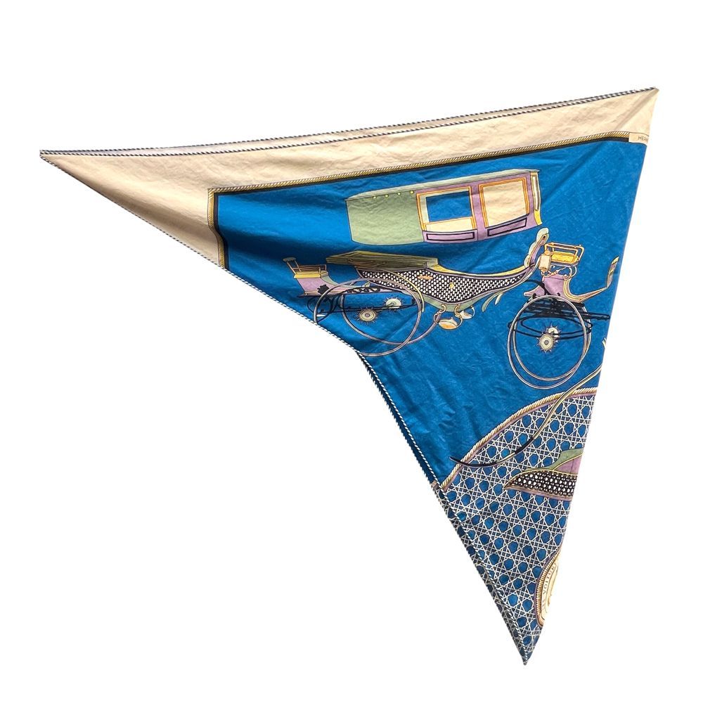 新品同様】HERMES エルメス トライアングル ジェアン スカーフ  