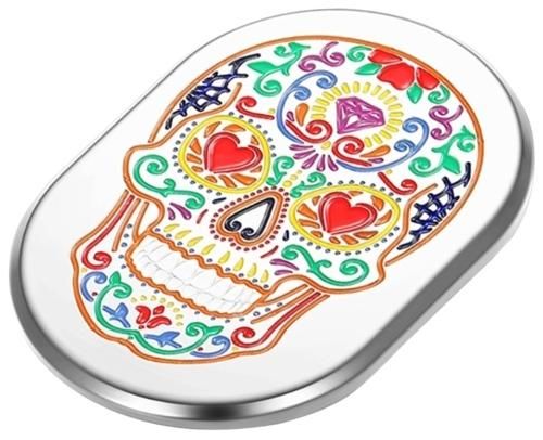 アンテナカバー Mirror polish w|suger skull 左側 2017～23年FLHRXS 2009～13年FLTR|X|XS 2009～23年FLHX|S