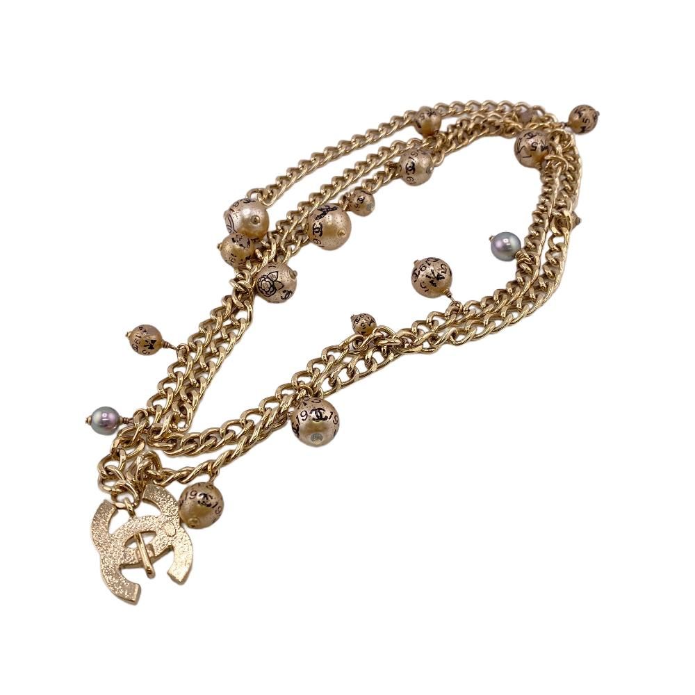 希少 美品 CHANEL シャネル ゴールド パール カメリア チェーン ベルト 楽天市場】【CHANEL】シャネル『カメリア レザー フェイクパール