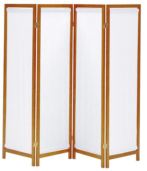 木製スクリーン帆布4連 高さ150cm パーテーション 衝立 間仕切り 木製スクリーン帆布4連 高さ150cm スクリーン パーテーション 衝立