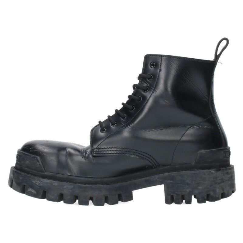 バレンシアガ STRIKE BOOTIE プラットフォームレザーブーツ