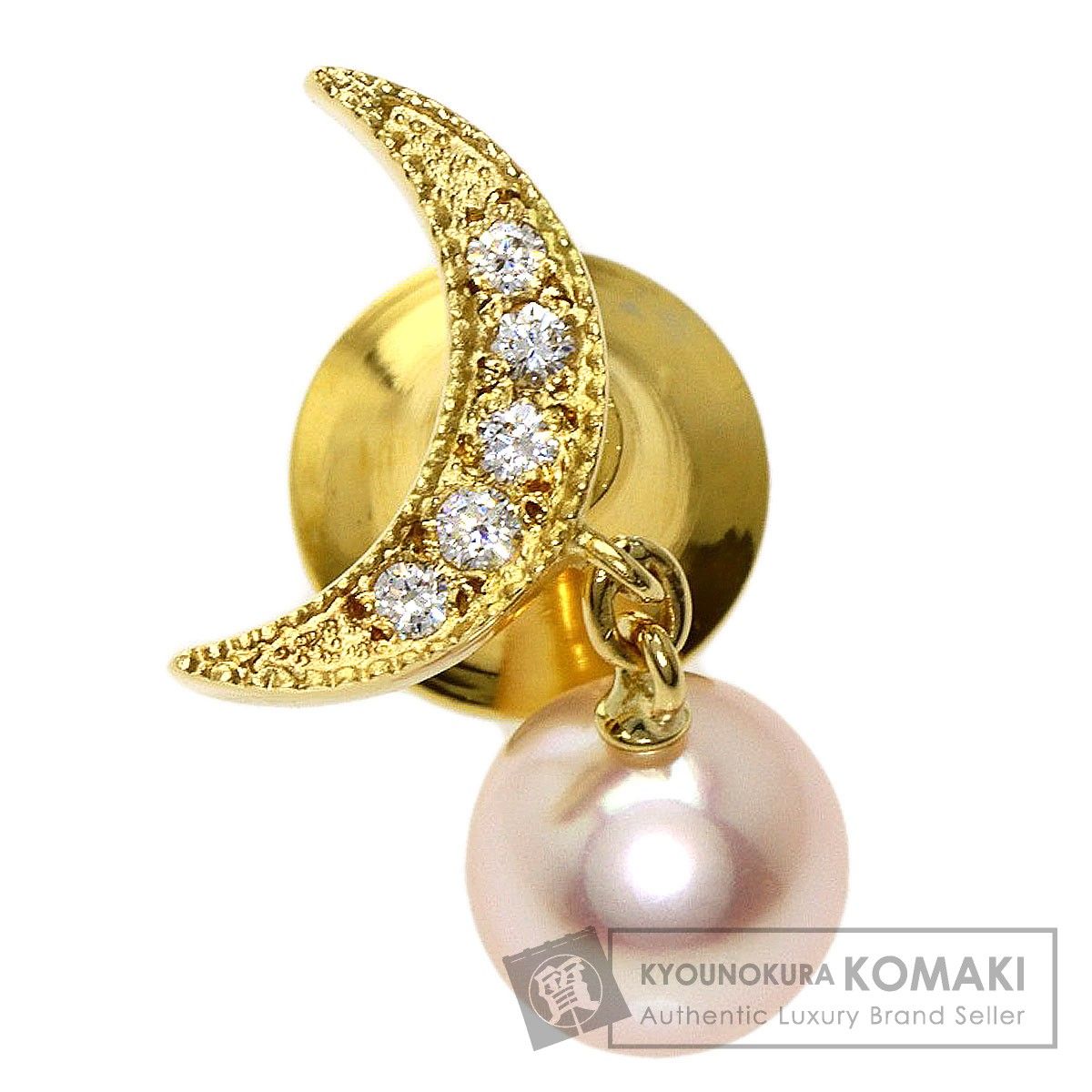 MIKIMOTO ミキモト ピンブローチ アコヤパール 真珠 ダイヤモンド