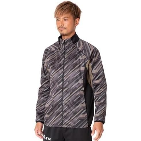 アスレタ(ATHLETA) サッカー・フットサル ライトウルトラシェルジャッケット 02402 ブラック ３Lサイズ メンズ 