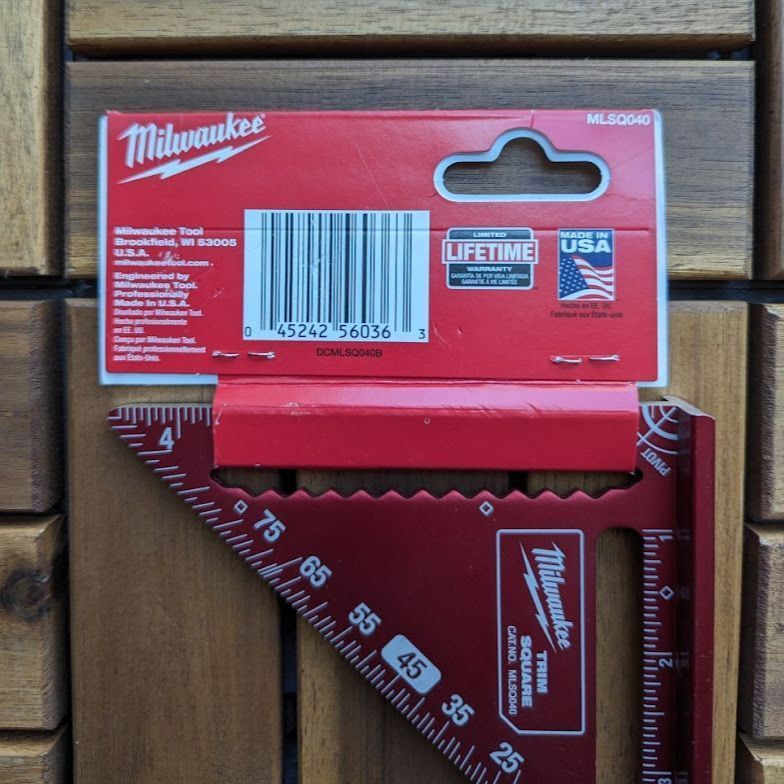 アメリカ限定】milwaukee ミルウォーキーアルミ 三角定規 4-1/2 180mm アメリカ限定】milwaukee ミルウォーキーアルミ 三角定規 4-1/2 180mm