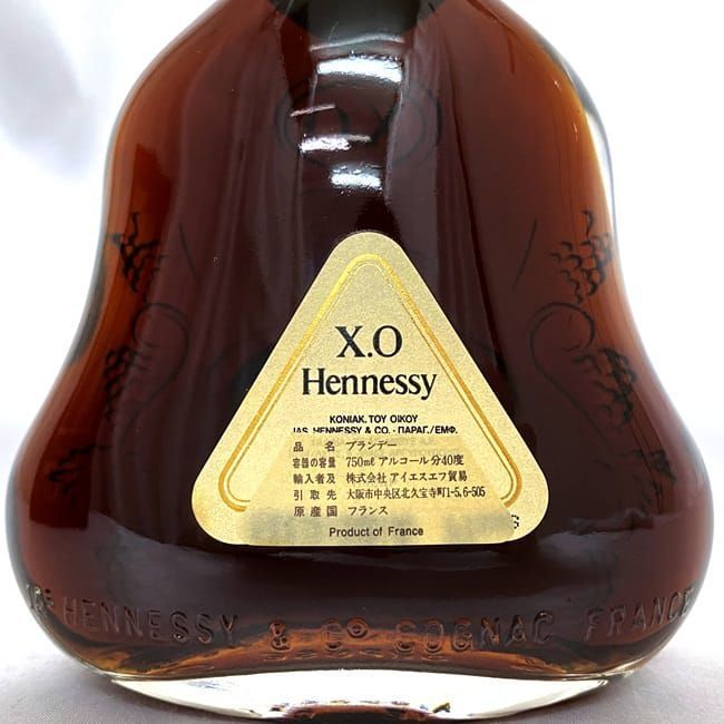 ヘネシー XO Hennessy コニャック 未開封 未開栓 内容量 - メルカリ
