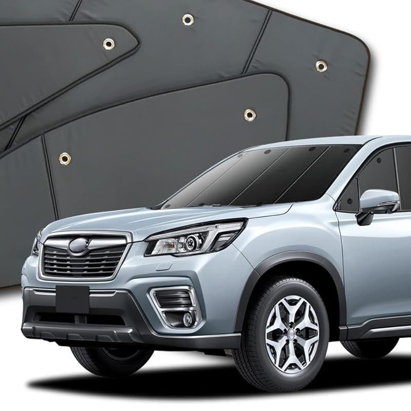 新型 フォレスター SK9/SKE/SK5型 カーテン サンシェード 車中泊 グッズ プライバシーサンシェード フロント用 『01s-e017-fu』 1