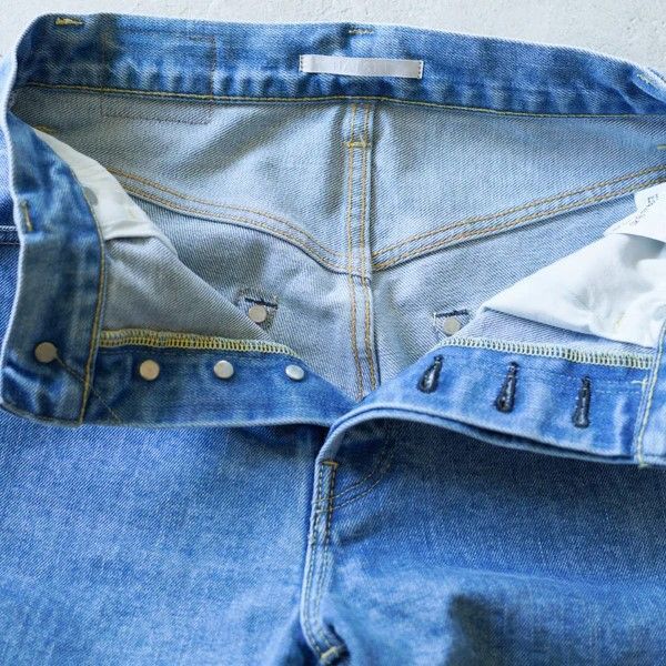 パンツ HATSKI Used-IceBlue HTK-22003 HATSKI｜Wide Tapered Denim -Used-IceBlue HTK-22003-U - csew