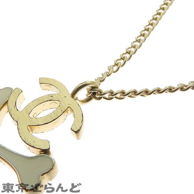 CHANEL ゴールドネックレス　25C 新作コスチュームジュエリー CHANEL - CHANELシャネルロングパールネックレス美品コスチューム