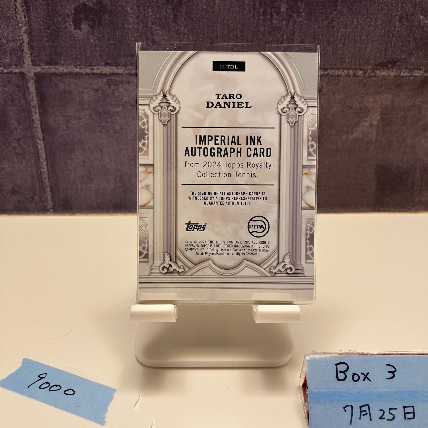 2025 Topps Royalty Collection ダニエル太郎 06|10 直筆サイン Imperial Ink カード