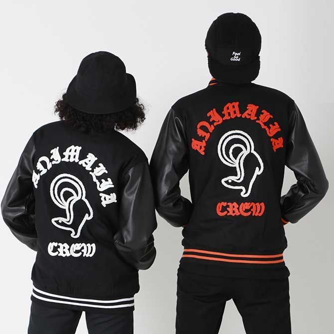 ANIMALIA アニマリア AWARD JACKET 本革 メルトン スタジアム 
