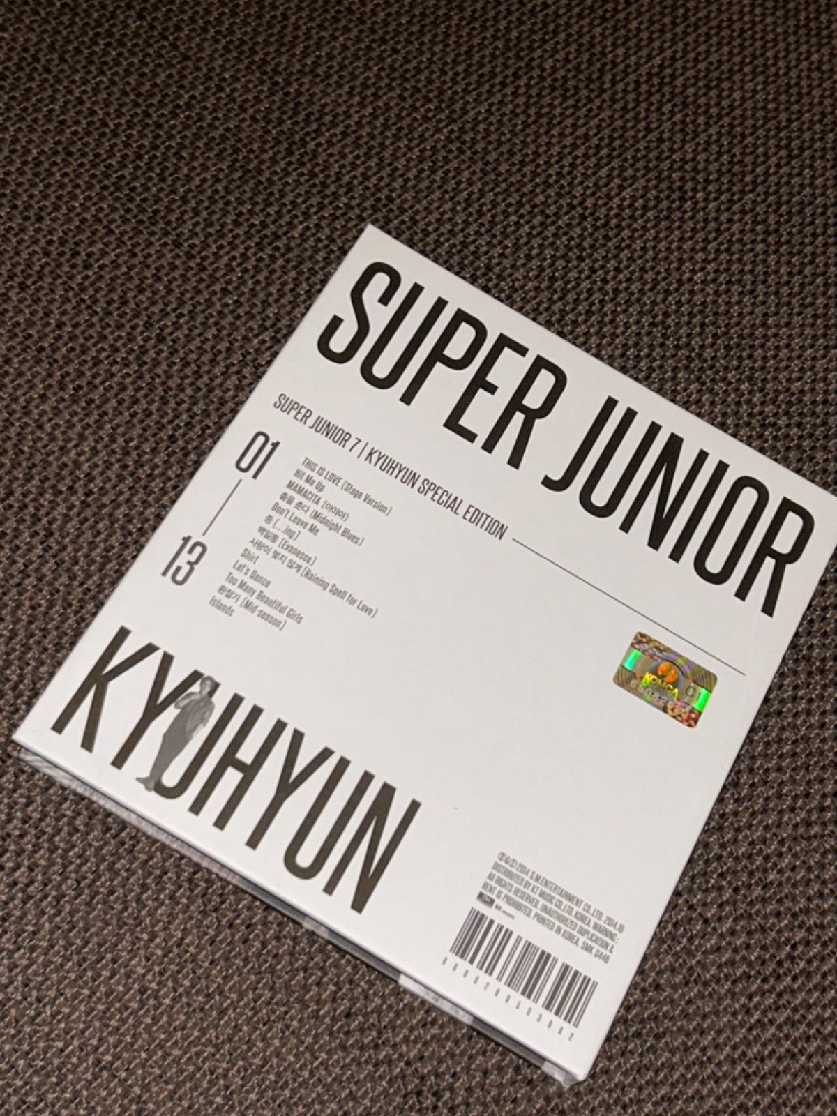 SUPER JUNIOR キュヒョン CD KYUHYUN - The 1st Album 'COLORS' (PHOTO BOOK VER.)