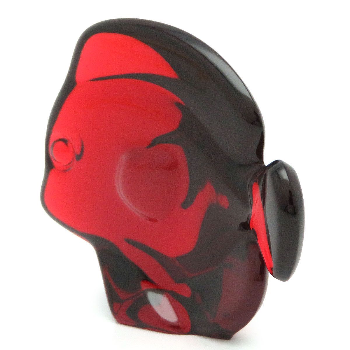 Baccarat - バカラ 魚 置物 クリスタル レッド Baccarat 【中古】 【陶磁器・ガラス製品】 バカラ 魚 置物 クリスタル レッド Baccarat【中古】 【陶磁器