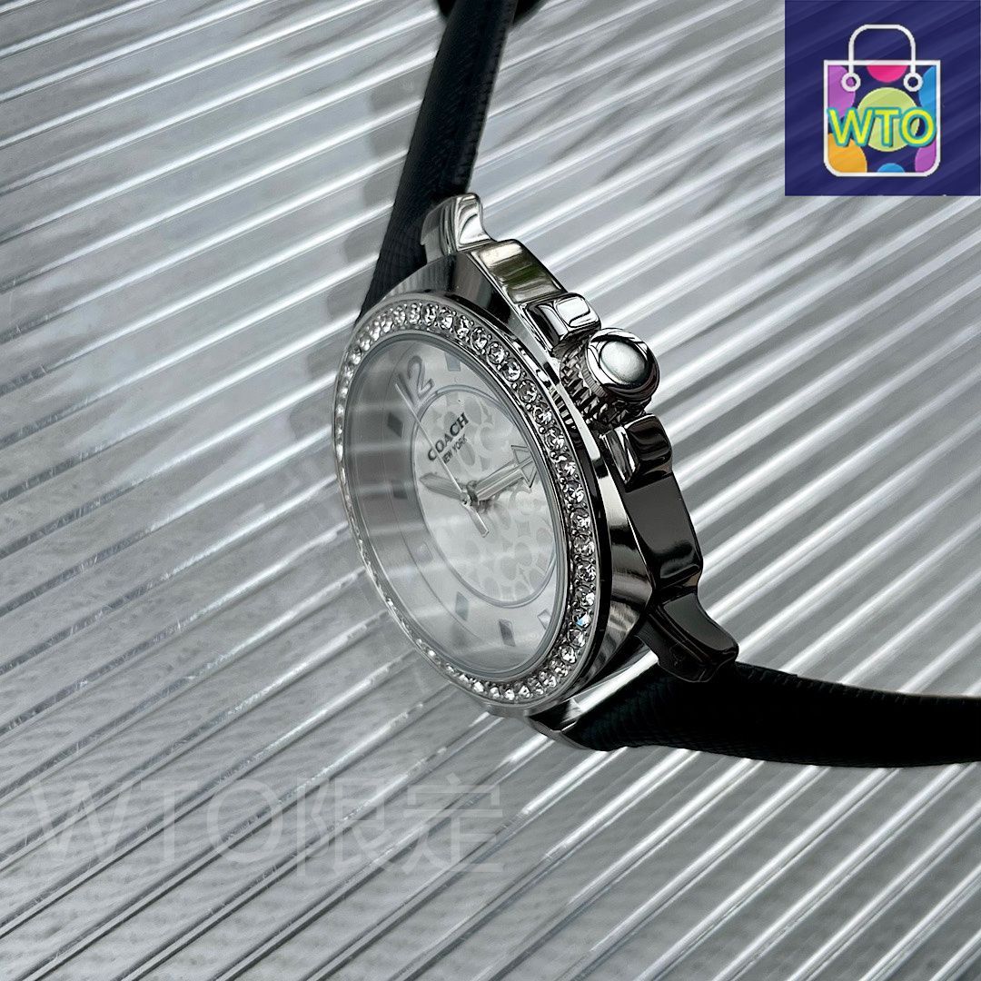 特別価格！Coach Tristen Swarovski Crystal Bezel 腕時計 COACH コーチ レディース腕時計 36mm｜スワロフスキークリスタル