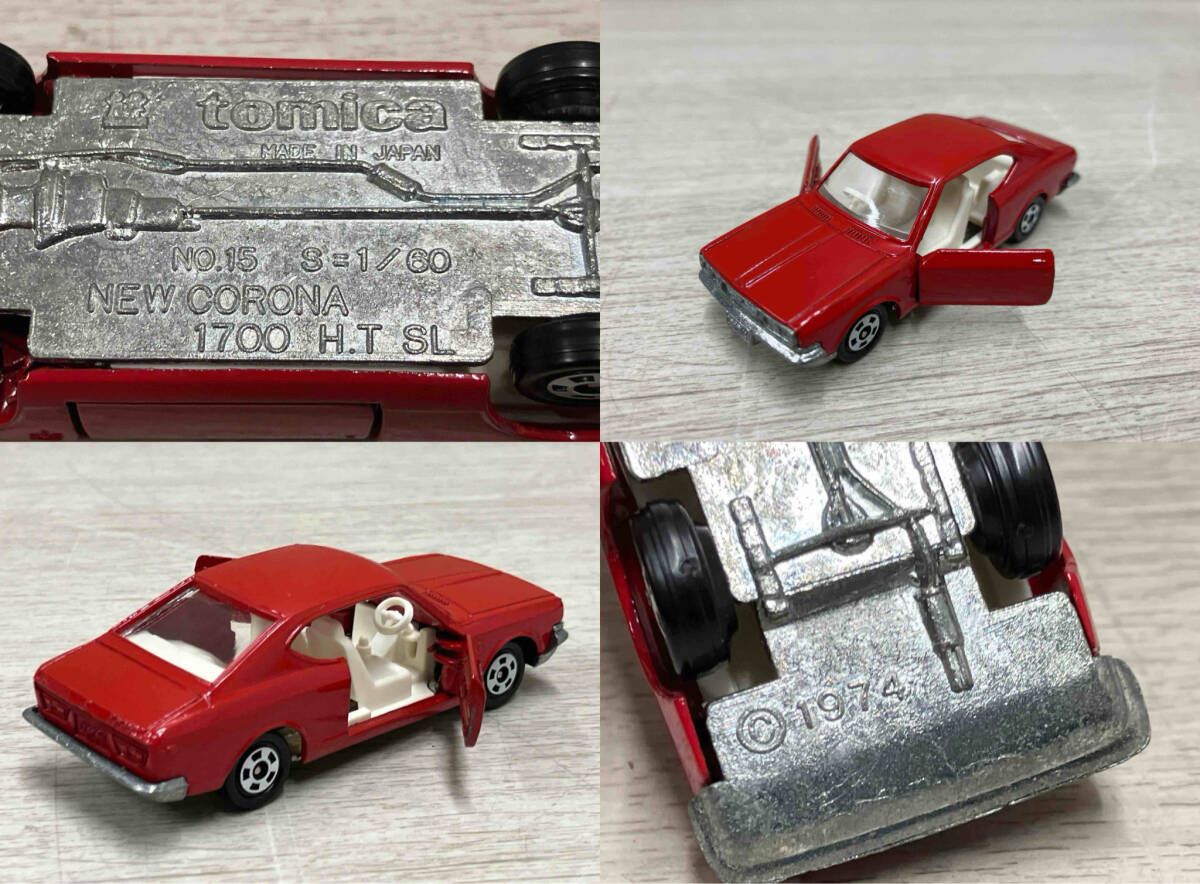 トミカ黒箱15-1 NEWコロナハードトップSL 赤・旧ホイール1A トミカNo.