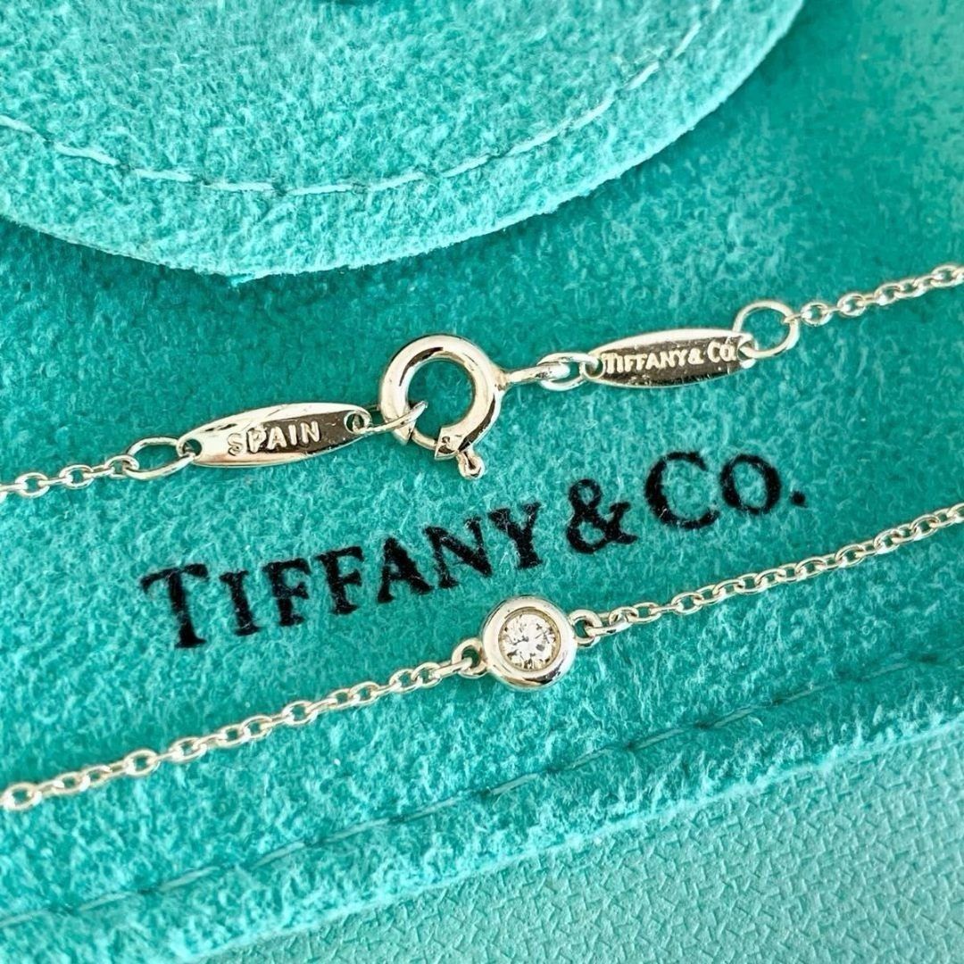 新品未使用　Tiffany　バイザヤードブレスレット　ダイヤ ティファニー 4.2mm ダイヤモンド バイザヤード ブレスレット Q89e