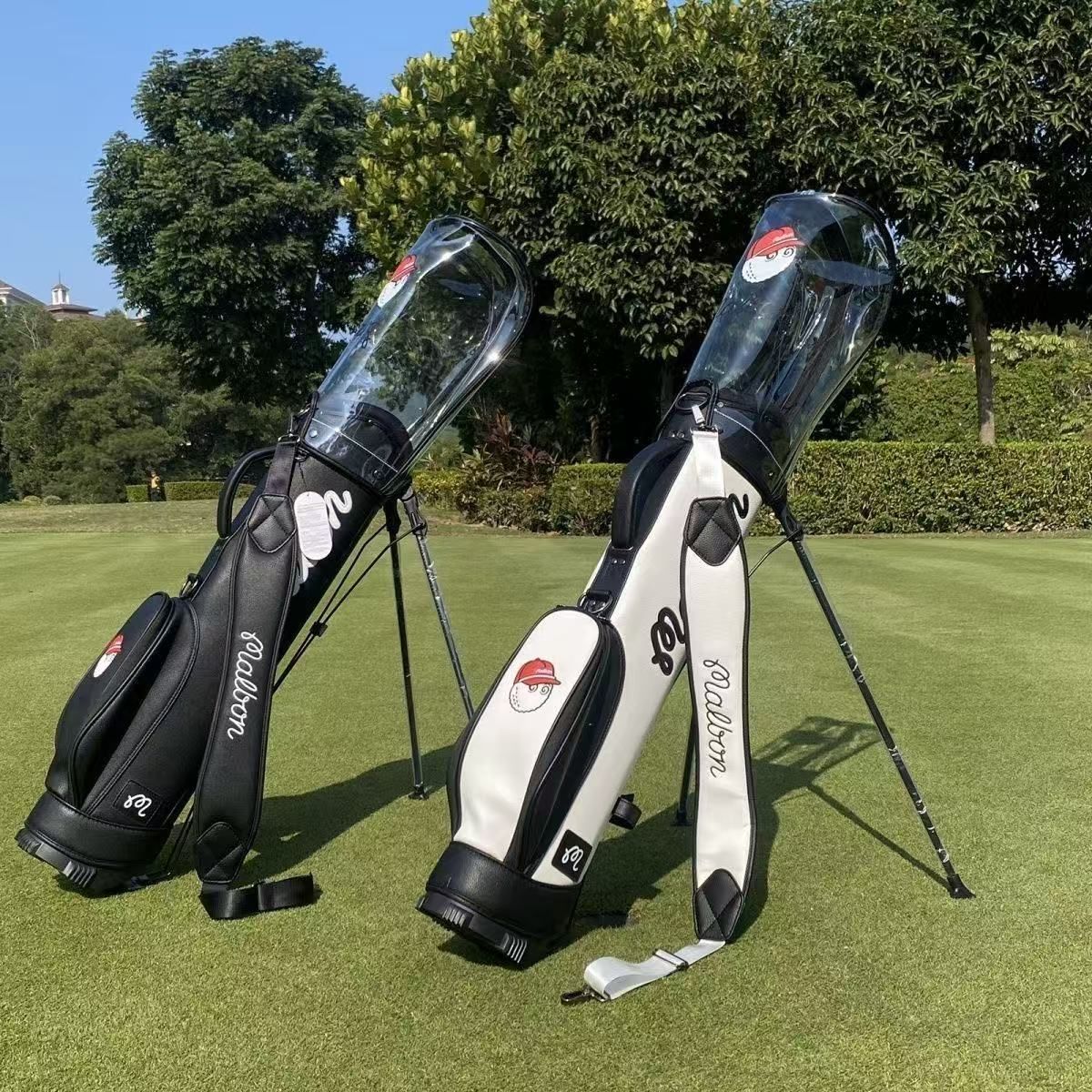 新品未使用 MALBON GOLF ハーフバッグ 7-9本 ゴルフバッグ