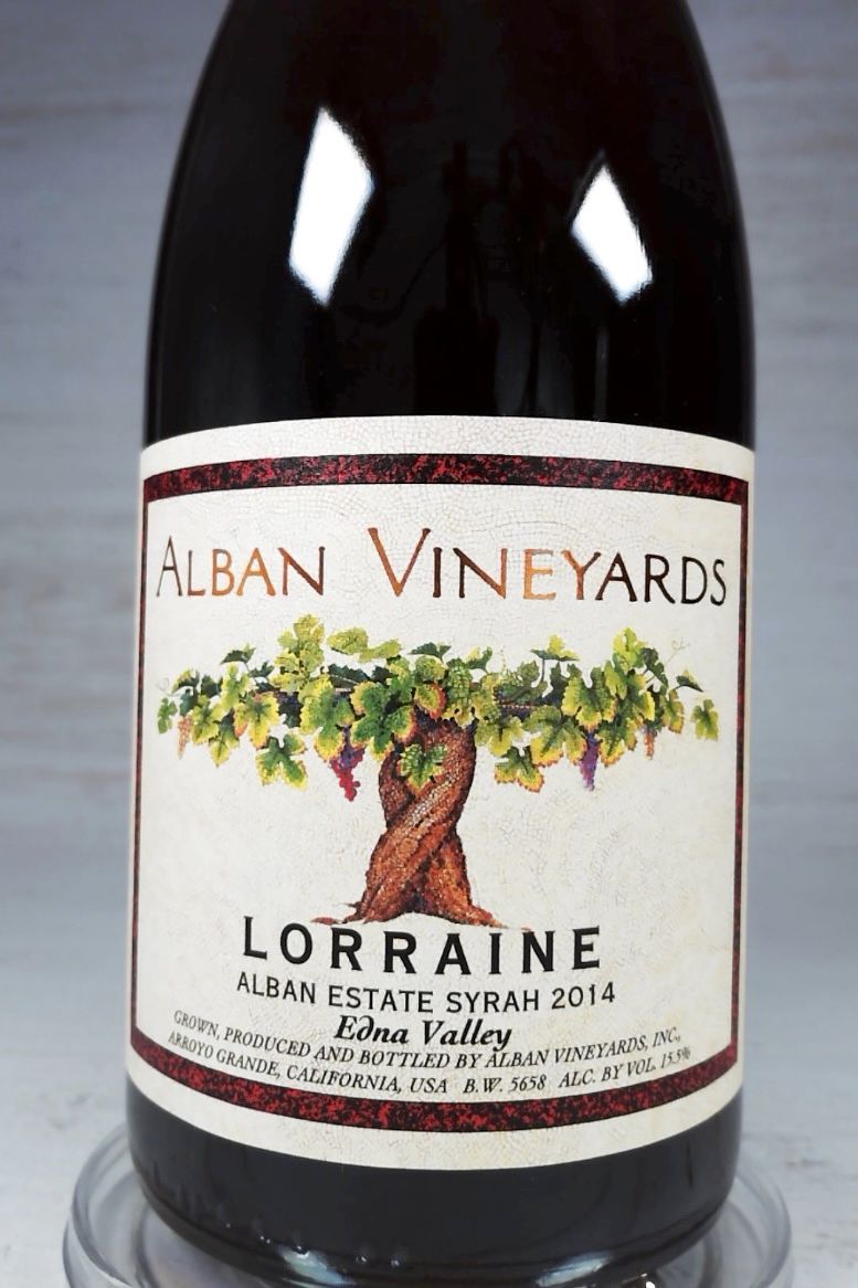 ★高評価98点★アルバン、ロレーヌ、シラー★ Alban Vineyards, Lorraine Alban Estate Syrah [ 2014 ]