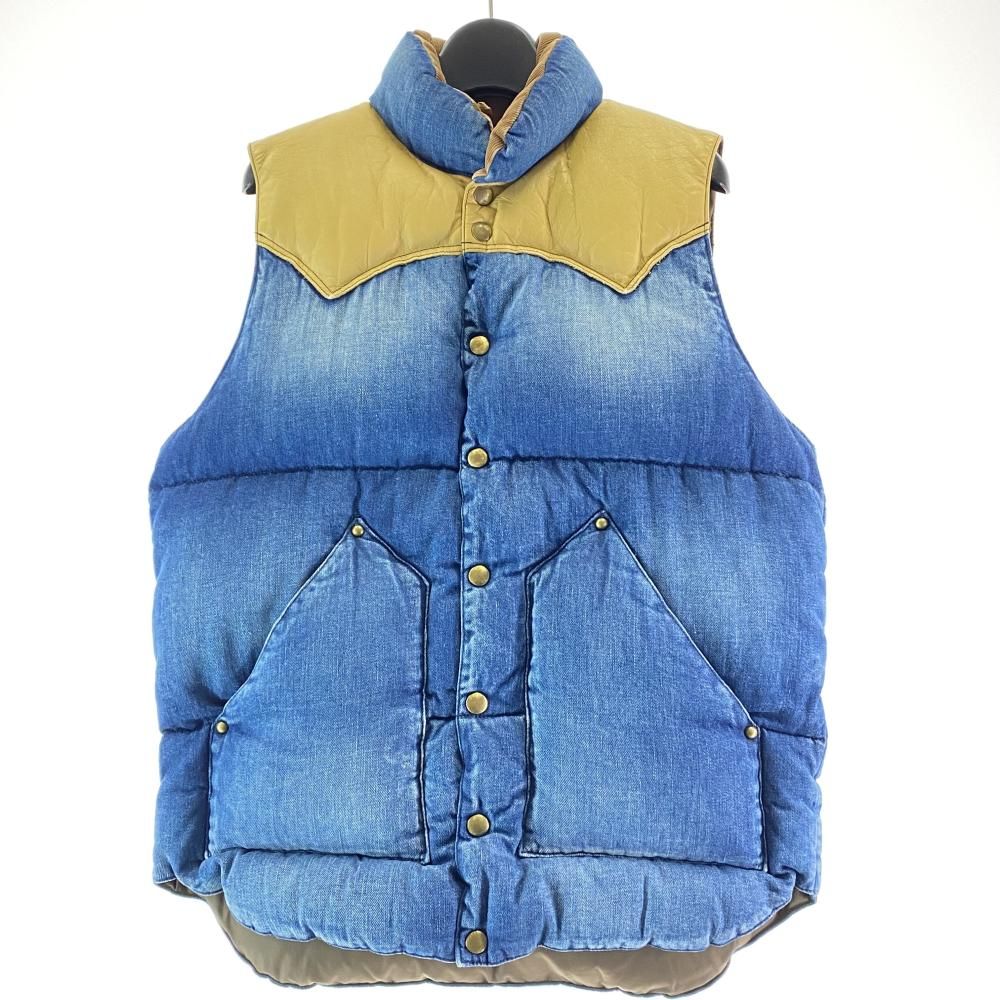 ロッキーマウンテン　ダウンベスト サイズ38 クレイジーカラー Rocky Mountain Featherbed（ロッキーマウンテンフェザーベッド