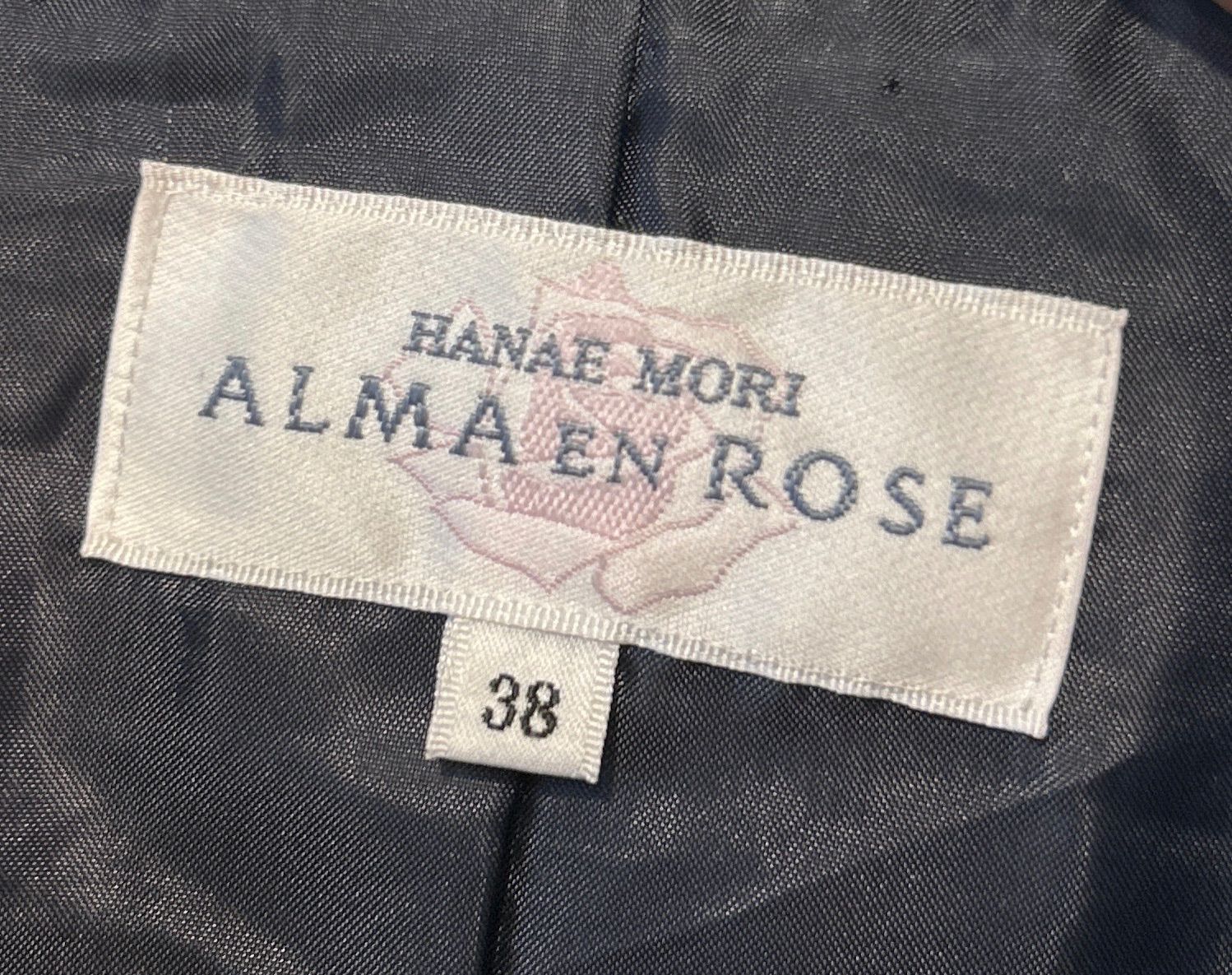 かめ⭐︎【新品未使用】 HANAE MORIALMA EN ROSE コート Z1546 HANAE MORI ALMA EN ROSE ハナエモリアルマアンローズ コート