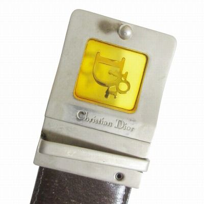 Christian Dior MONSIEUR ベルト Christian Dior MONSIEUR Belt Logo Leather Black Men's From