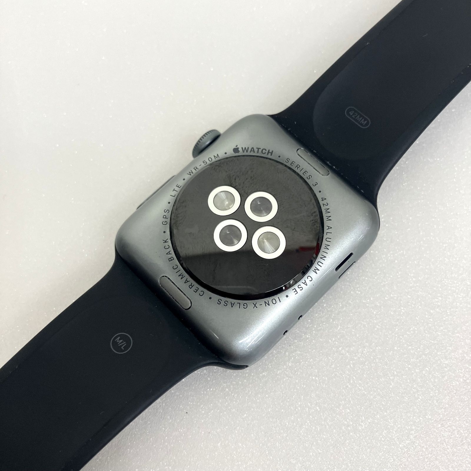 値下げしました＞【動作確認済】Applewatch アップルウォッチ シリーズ3 バンド・充電器付き - メルカリ