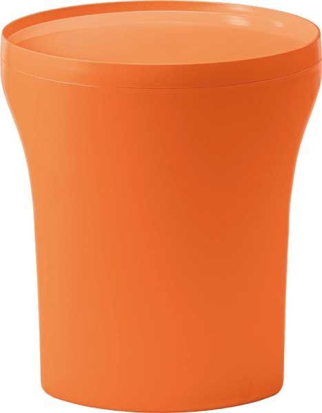 販売 樹脂製のカラーラウンドサイドテーブル（トレー型・二本脚）No