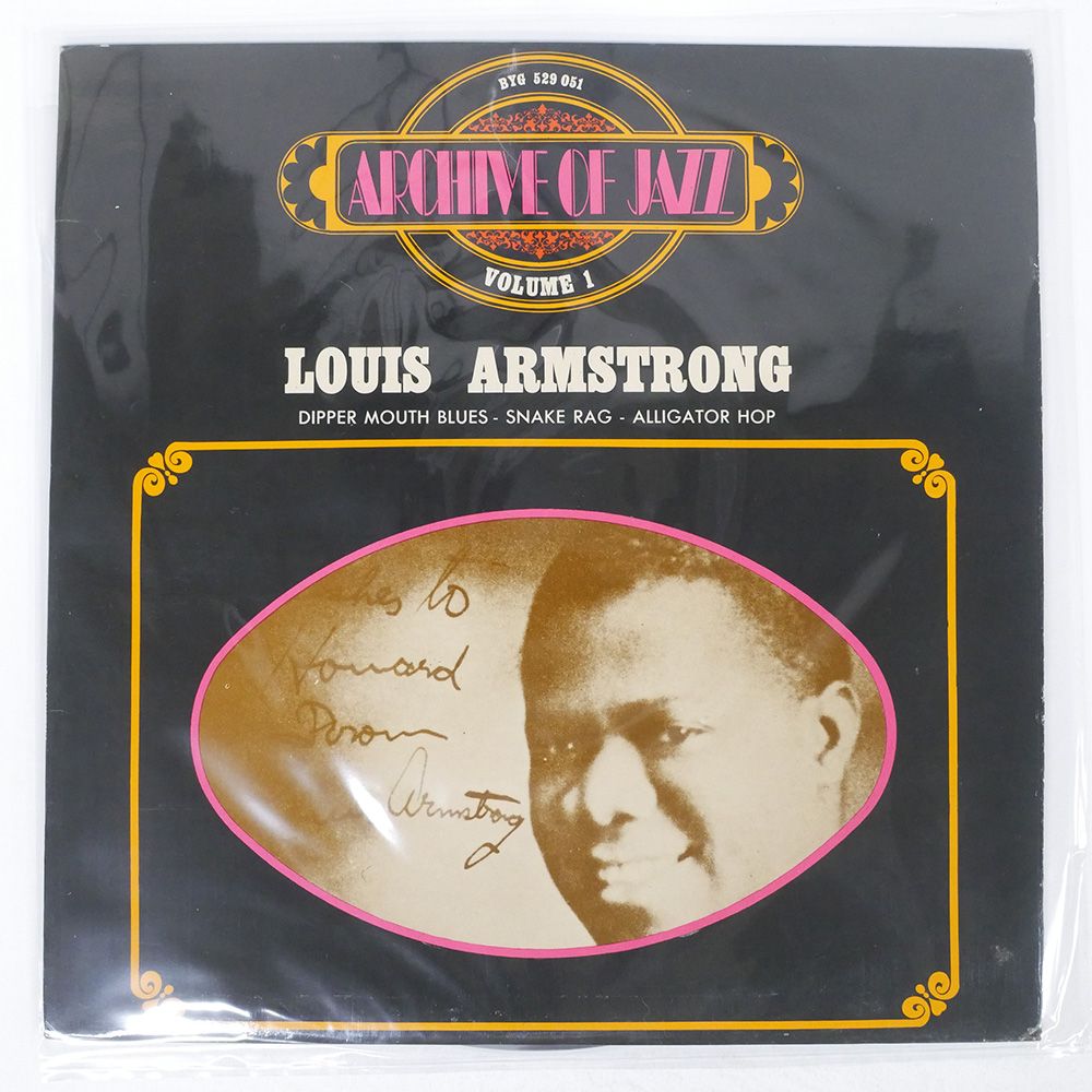 入手困難 チェコの高級ブランド PRECIOSA プレシオサライティング 洋書 フランス盤 LOUIS ARMSTRONG/ARCHIVE OF JAZZ VOLUME 1 - THE