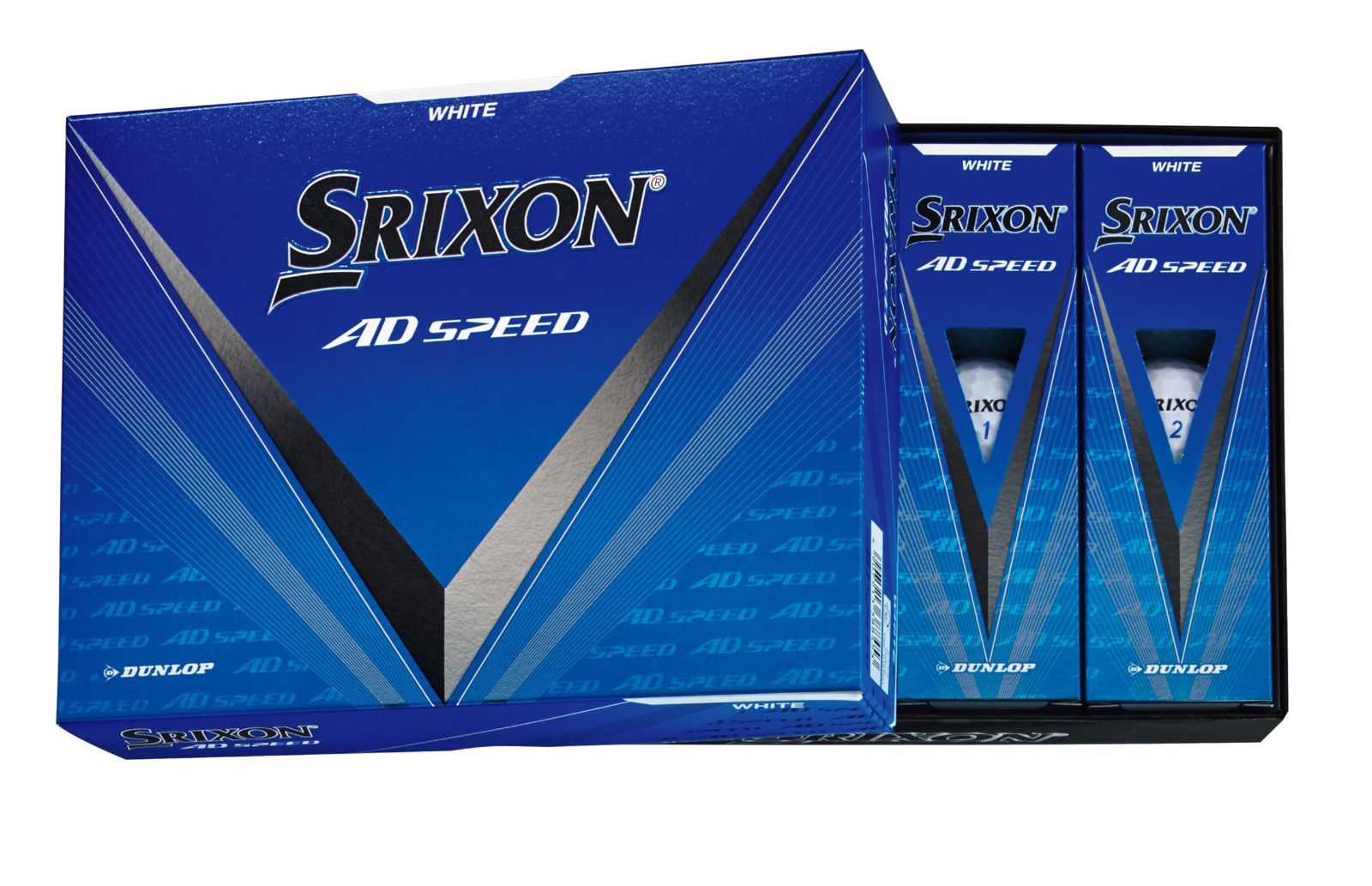 【新着】ダンロップ(DUNLOP) ゴルフボール SRIXON AD SPEED3 2024年モデル 1ダース(12個入り)