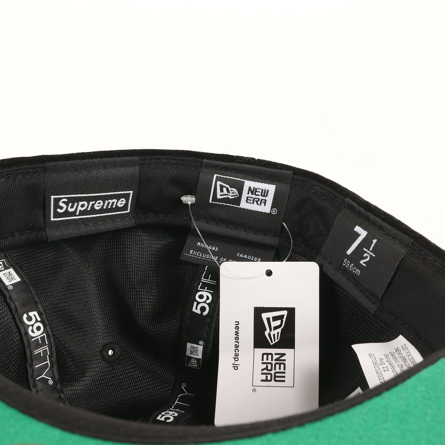 supreme キャップ　黒 新品】Supreme シュプリーム キャップ ブラック 黒 サイズ:7 1/2