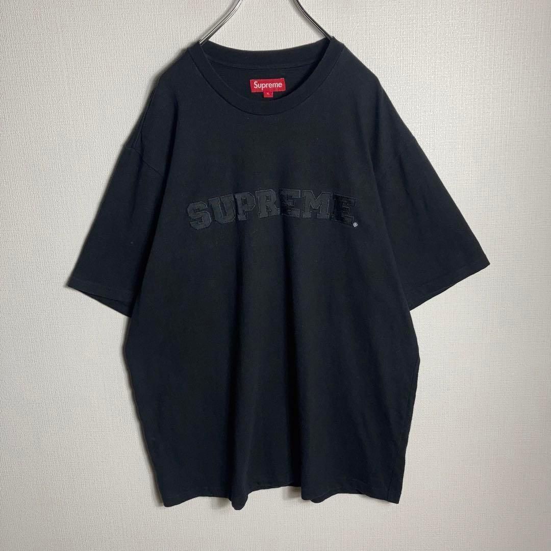 人気XLサイズ】SUPREME シュプリーム Tシャツ 刺繍 ビッグロゴ