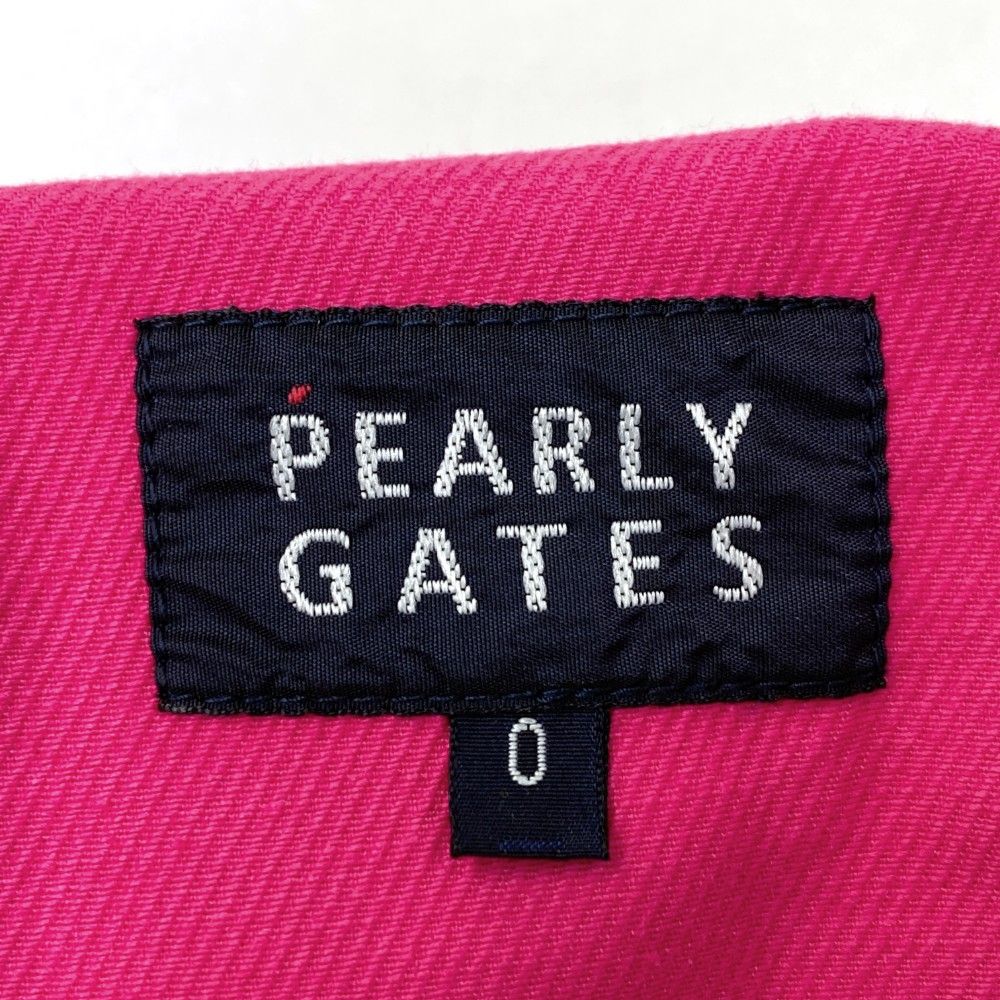 サイズ：0 PEARLY GATES パーリーゲイツ  スカート  ピンク系 [240001229738] ゴルフウェア レディース ストスト サイズ：0 PEARLY GATES パーリーゲイツ ストレッチスカート