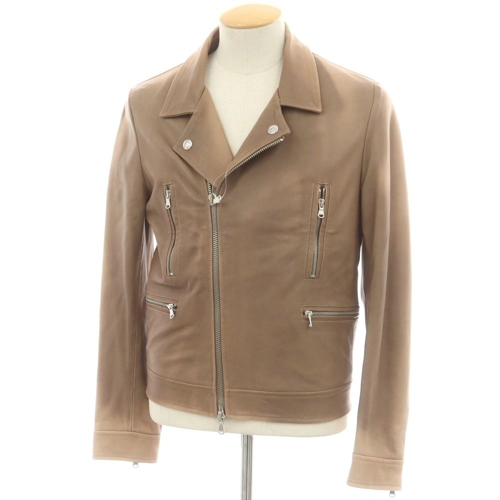 中古】ラディーチェ Radice ラムレザー ダブルジップ ライダース