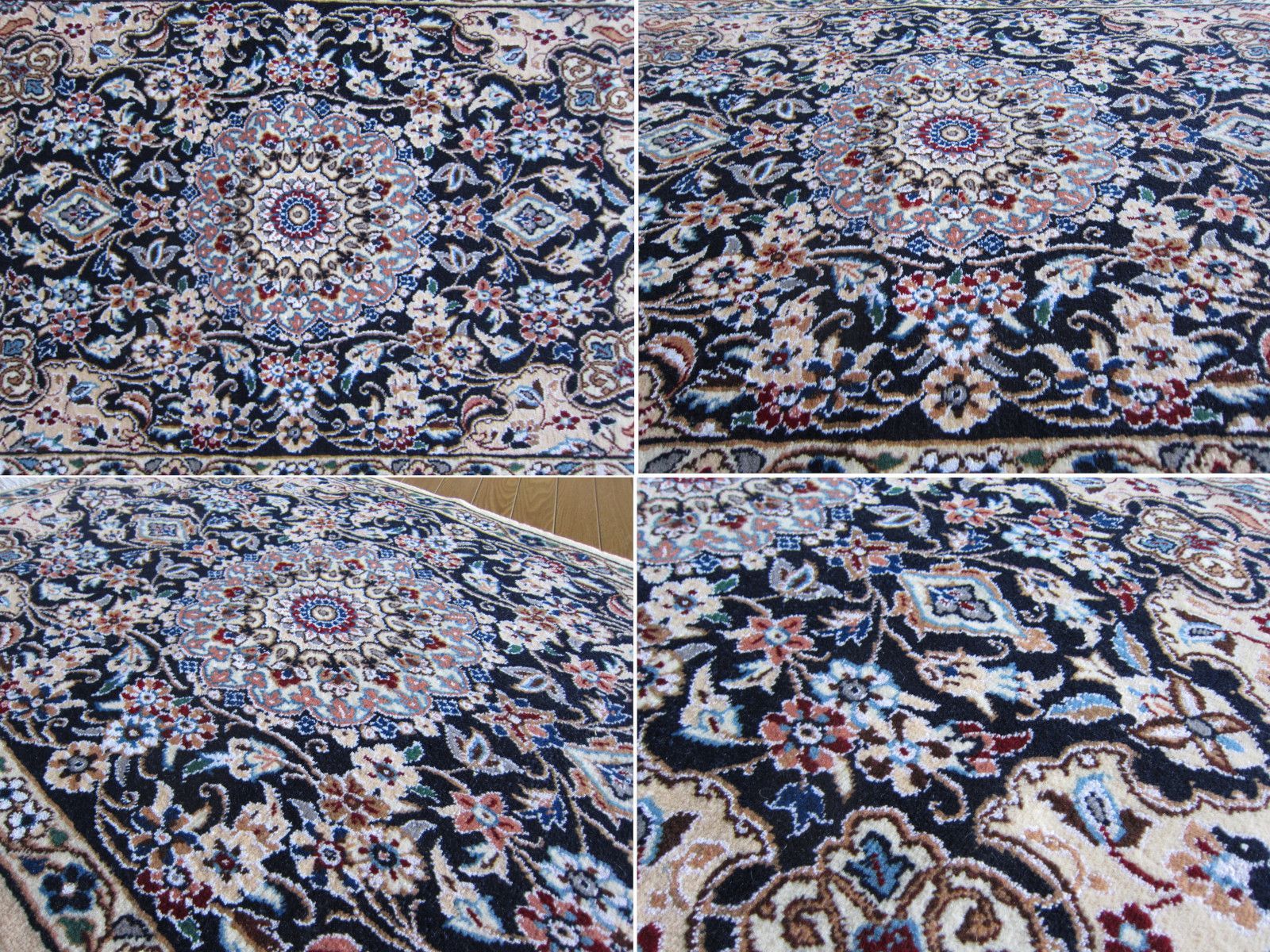 97X60】イラン直輸入☆ナイン産ペルシャ絨毯・カーペット・ラグ 97X60】イラン直輸入☆ナイン産ペルシャ絨毯・カーペット・ラグ