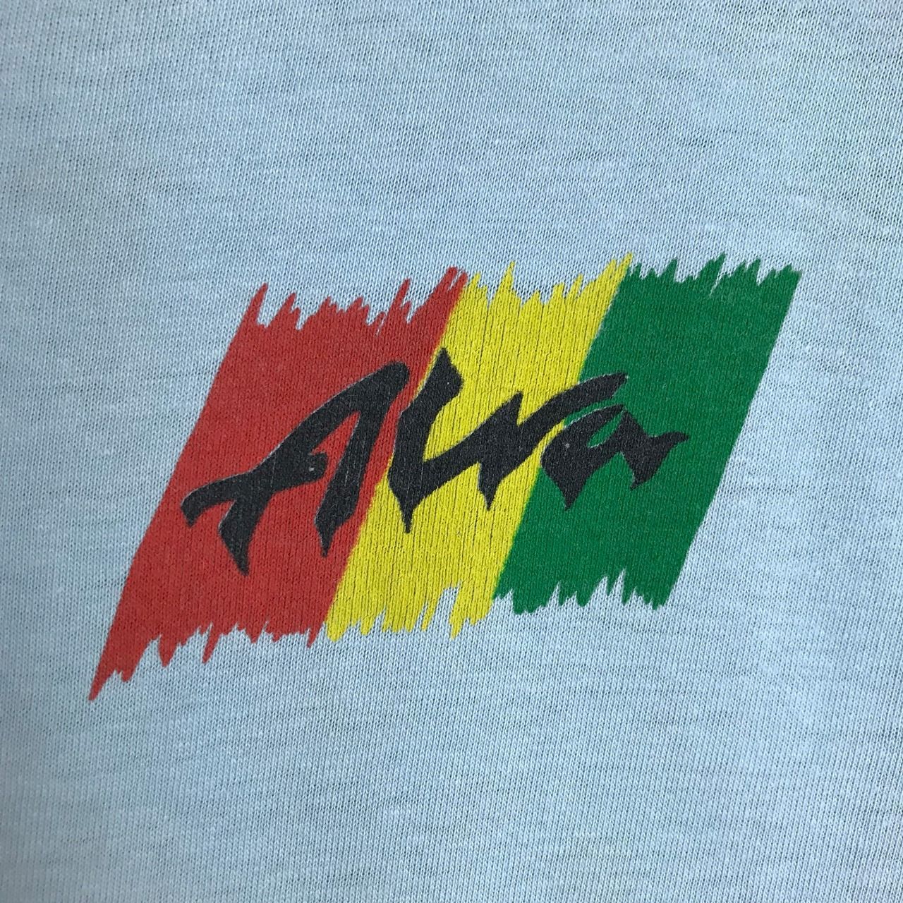 USA製 80s ALVA SKATE 両面プリント 半袖 Tシャツ サイズ メンズ L 80 