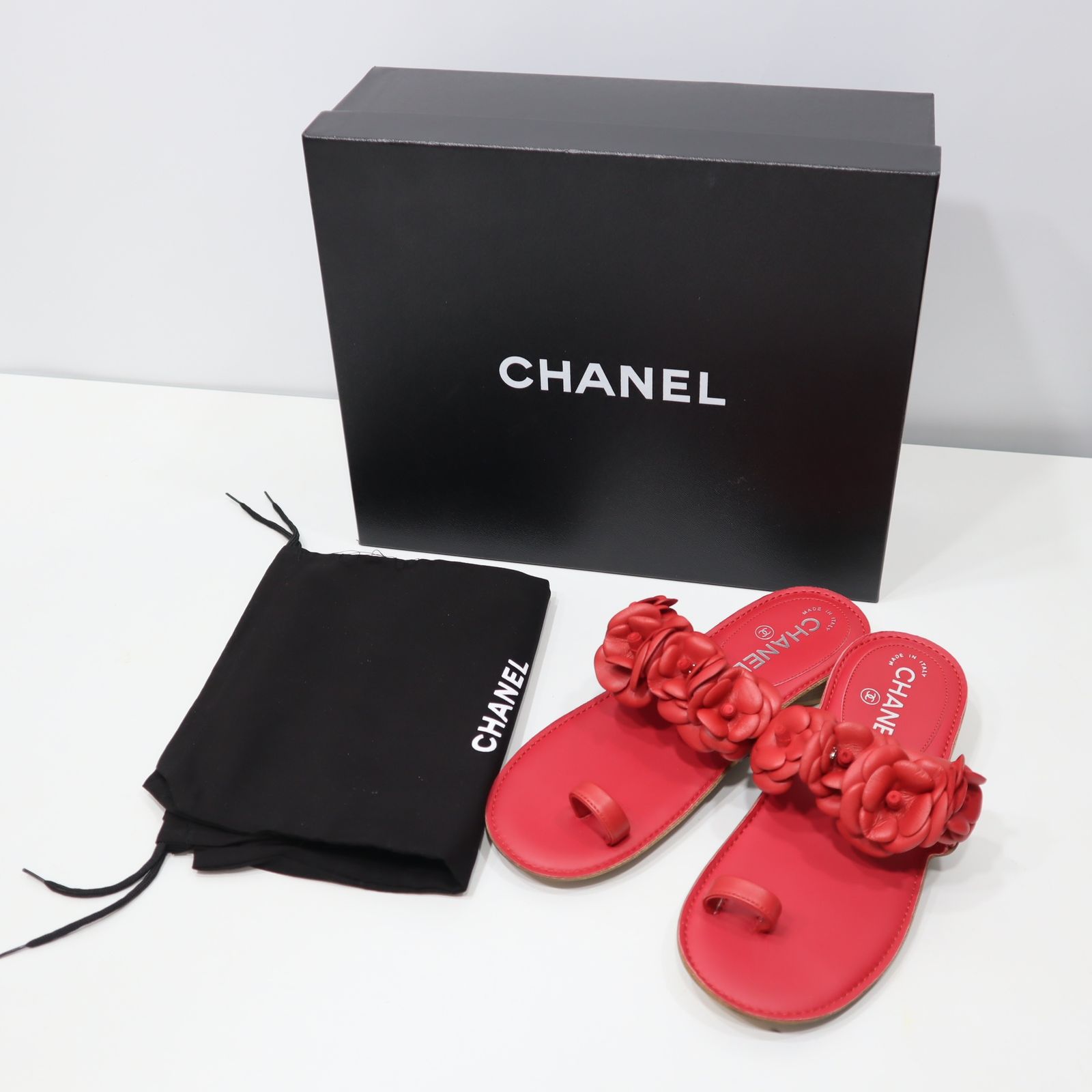 シャネル カメリア サンダル CHANEL シャネル カメリアサンダル ミュール レディース37