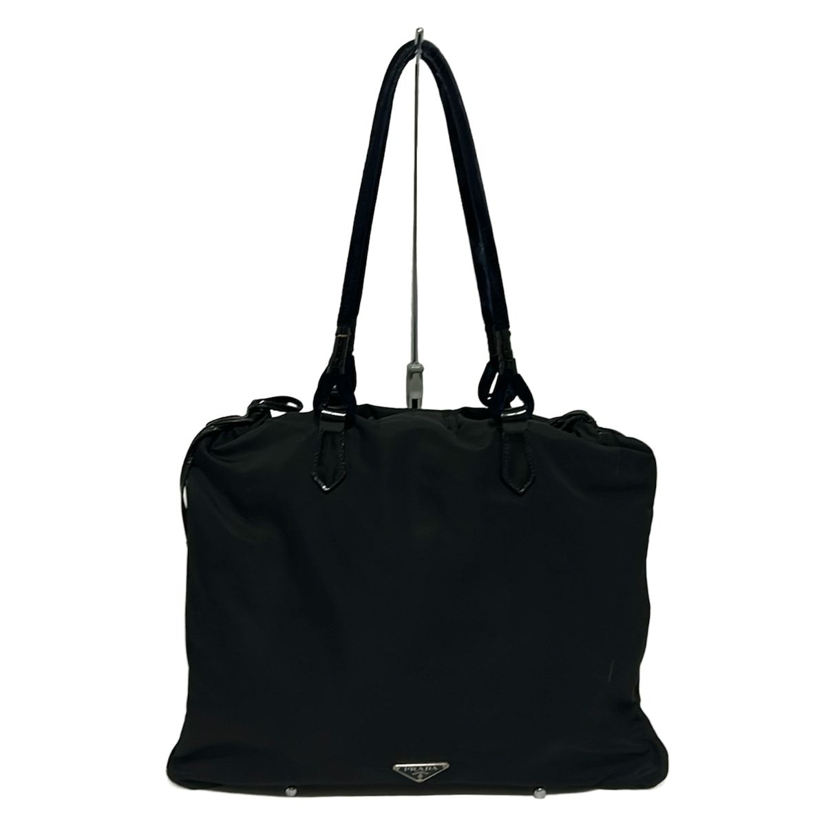 プラダ ネイビー トートバッグ ネイビー キャンバス トートバッグ | PRADA