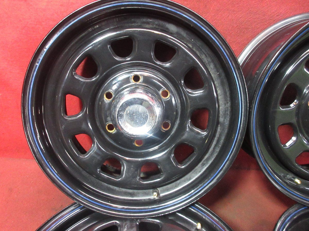 スチール ホイール 4本 DAYTONA デイトナ 16 7 J 6穴 PCD 139 35 ハイエース レジアスエース グランドハイエース等 51223 H O