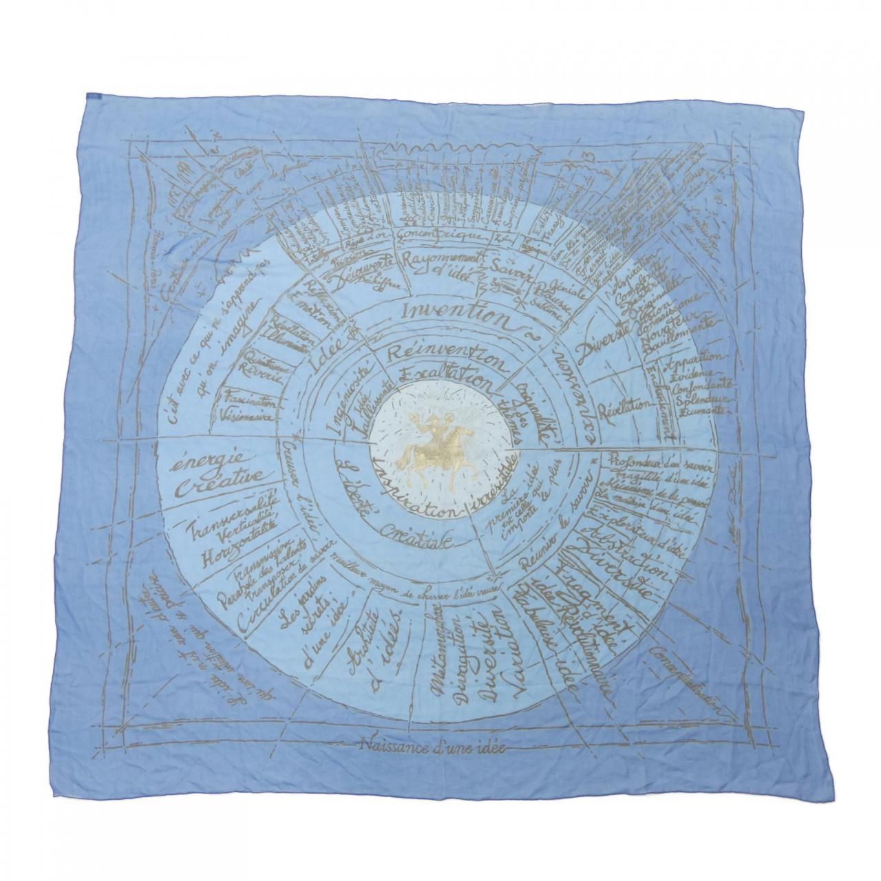 エルメス HERMES NAISSANCE D UNE IDEE H342218S カレジェアン140 ショール