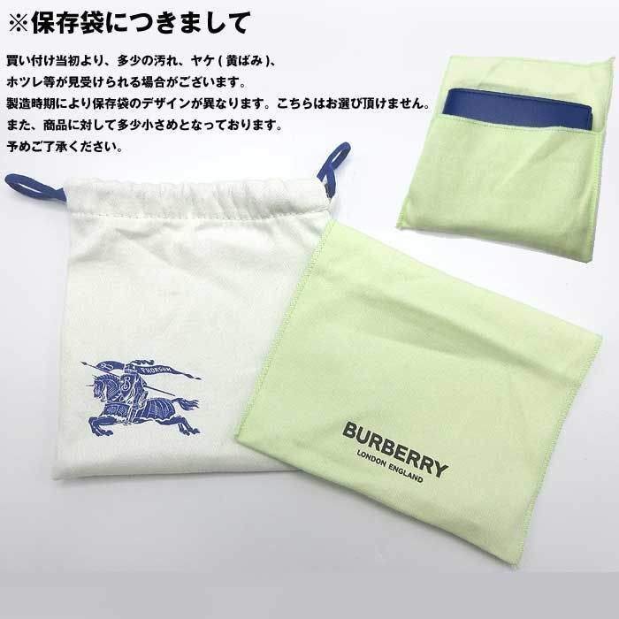 バーバリー 二つ折り財布(小銭入れなし) BURBERRY レザー キャベン