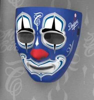LA Dodgers Official Mister Cartoon x Los Angeles Dodgers Mask