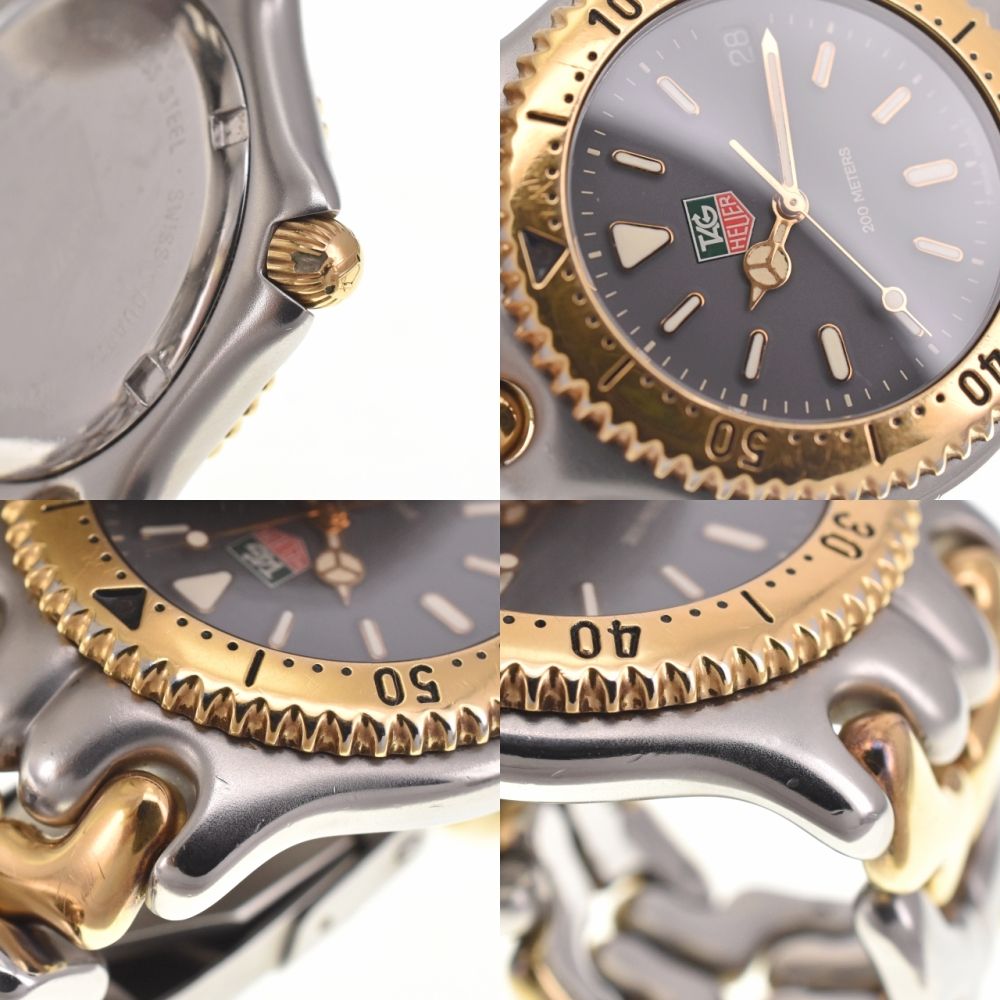 タグホイヤー TAG HEUER S95.206M S/el SS/GP クォーツ メンズ良品 E