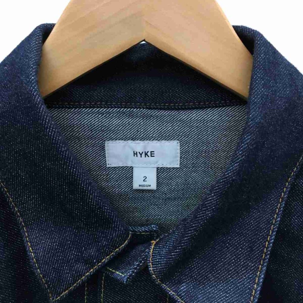HYKE Gジャン/デニムジャケット サイズ2 M ネイビー レディース HYKE(ハイク) DENIM JACKET(デニムジャケット)身長別おすすめ