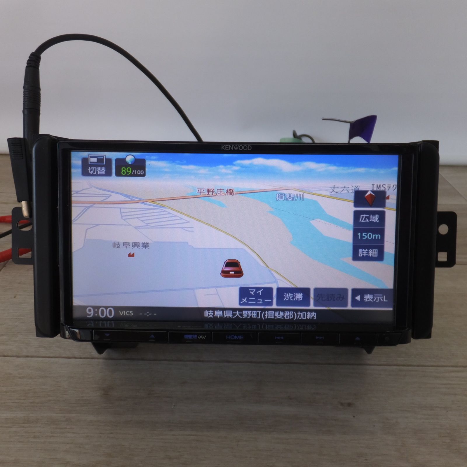 ケンウッド KENWOOD メモリーナビゲーション MDV-D304 4