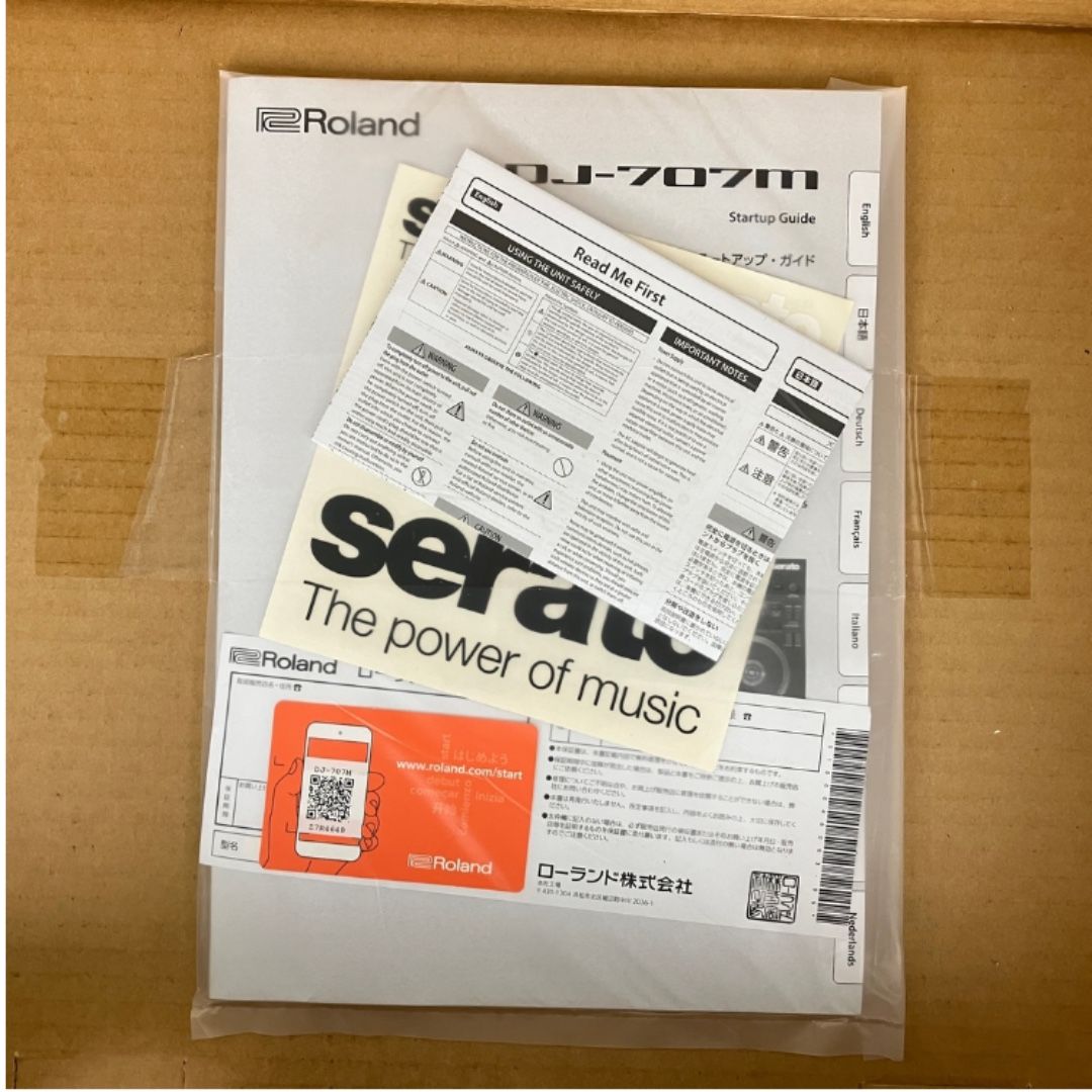 ROLAND DJ-707M ローランド Serato DJ Pro 対応 4Ch PCDJ コントローラー DJ機器 ♥ Y10436569