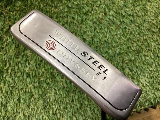 オデッセイ WHITE STEEL 1 33インチ パター PT スチール フレックスその他 メンズ 男性用 右利き 右用 Cランク ゴルフクラブ