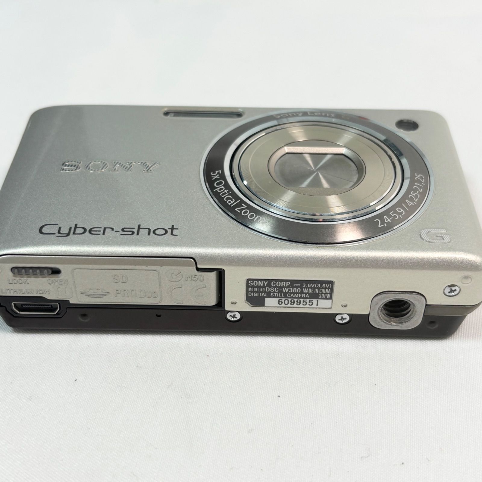 送料無料】SONY/ソニー/Cyber Shot/サイバーショット/DSC-W380