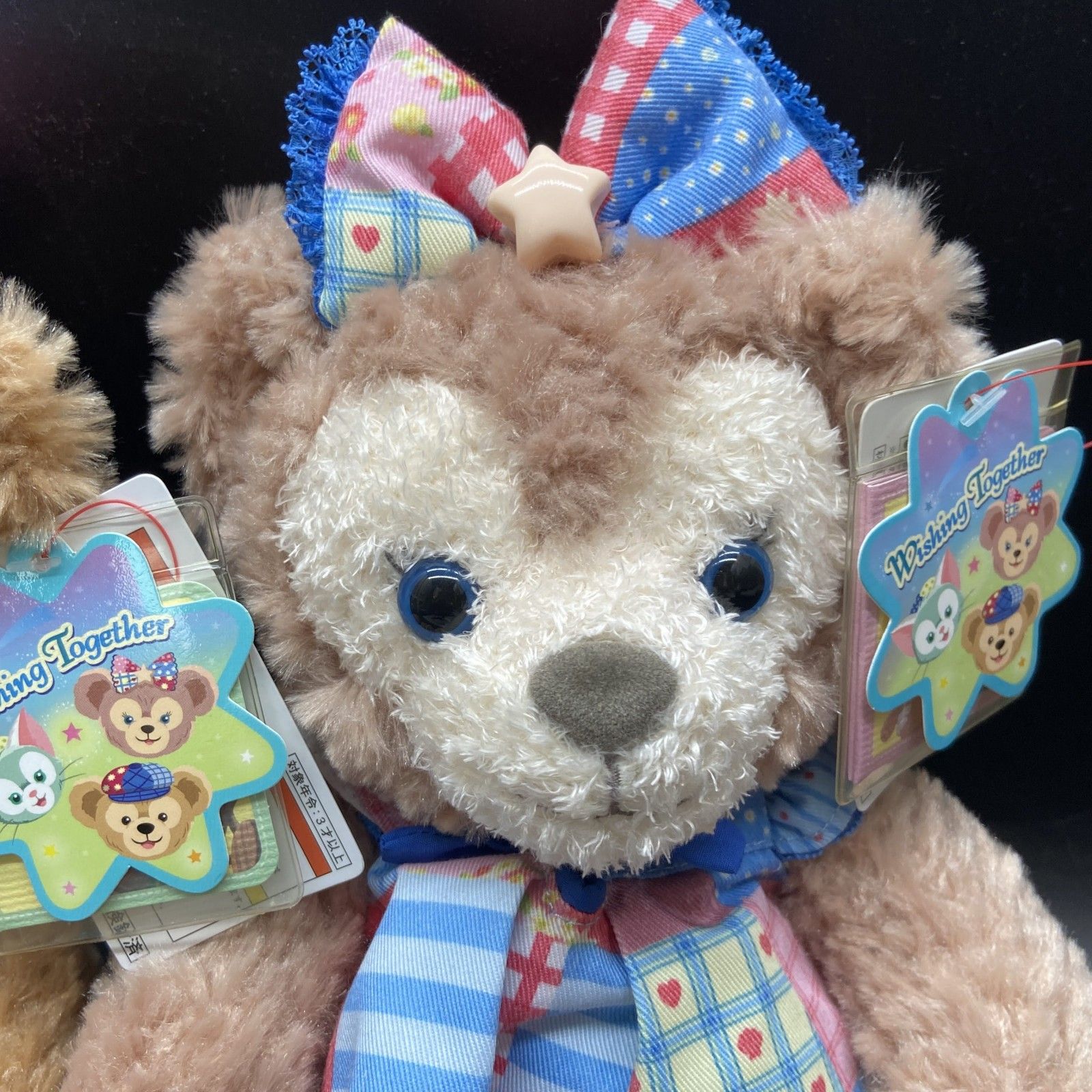 【2点セット】　ディズニーシー15周年　ダッフィーシェリーメイ　ぬいぐるみ Wishing Together☆東京ディズニーシー15周年ダッフィーグッズ